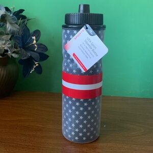 NWT Crane USA Sport Squeeze Bottle 30oz Blue Stars